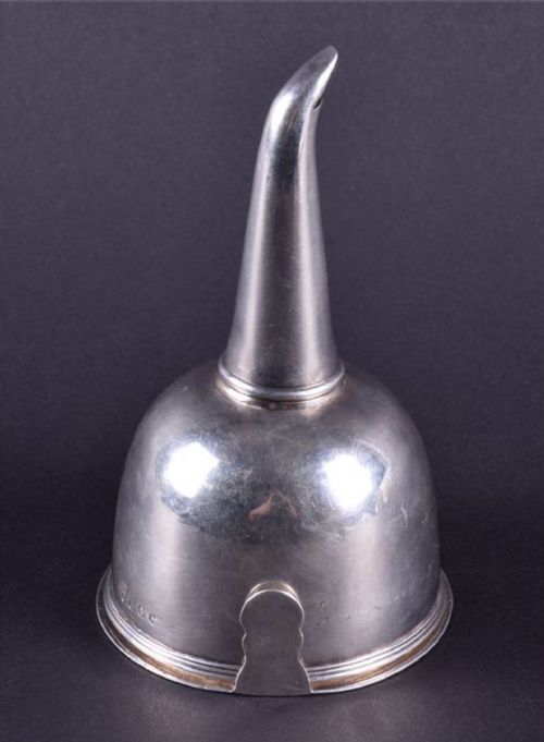 george 111 silver wine funnel london 1806