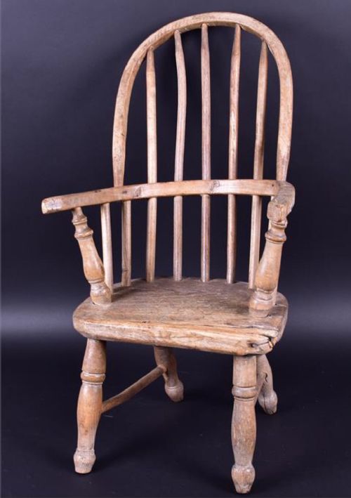c19th childs windsor chair