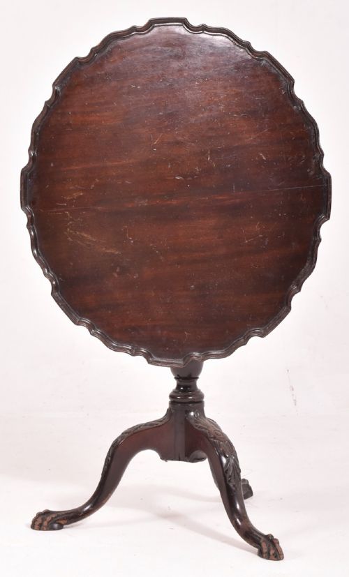 george iii pie crust tilt top tea table