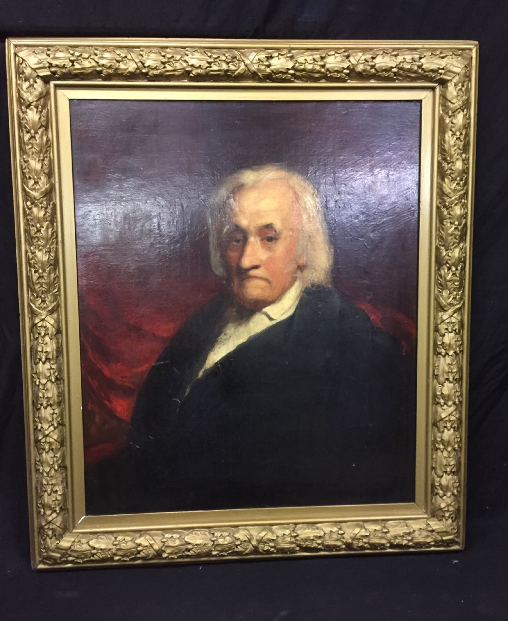 portrait oil painting of famous surgeon