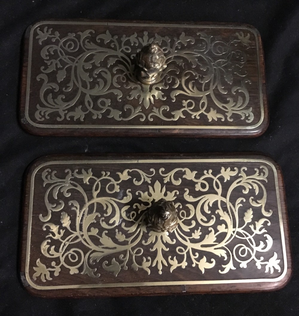 pair of regency paperweights