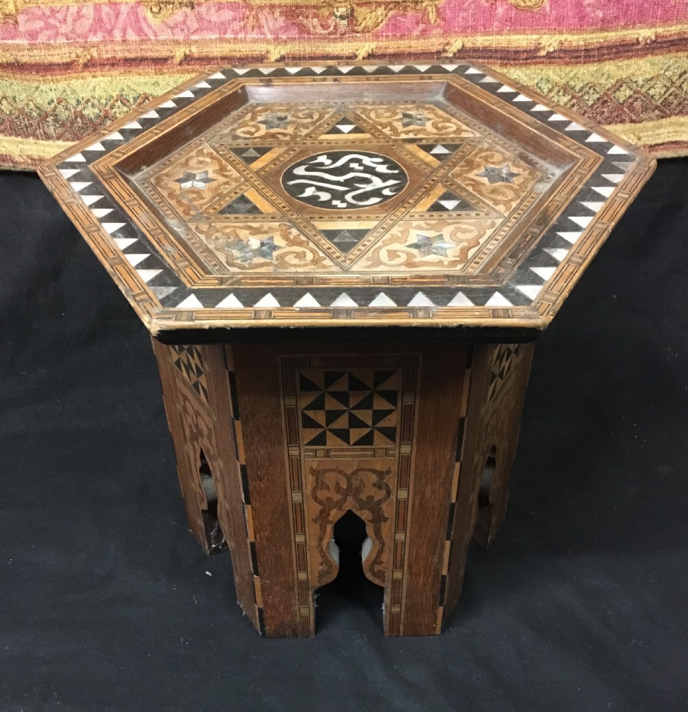 c19th small ottoman table