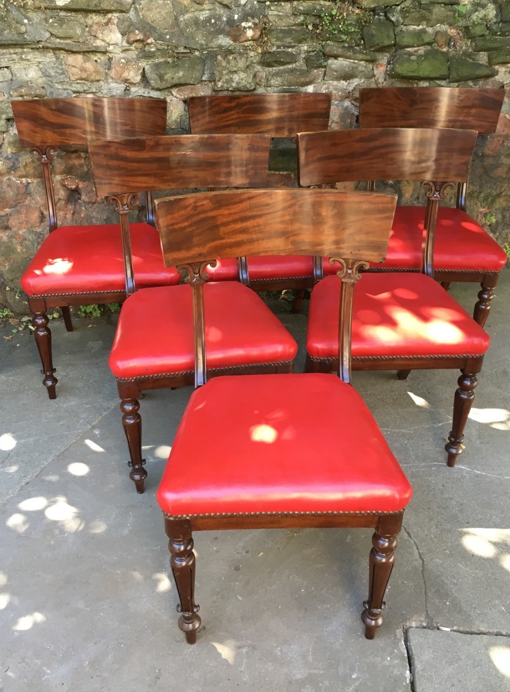 set of six chairs by sh jewell co