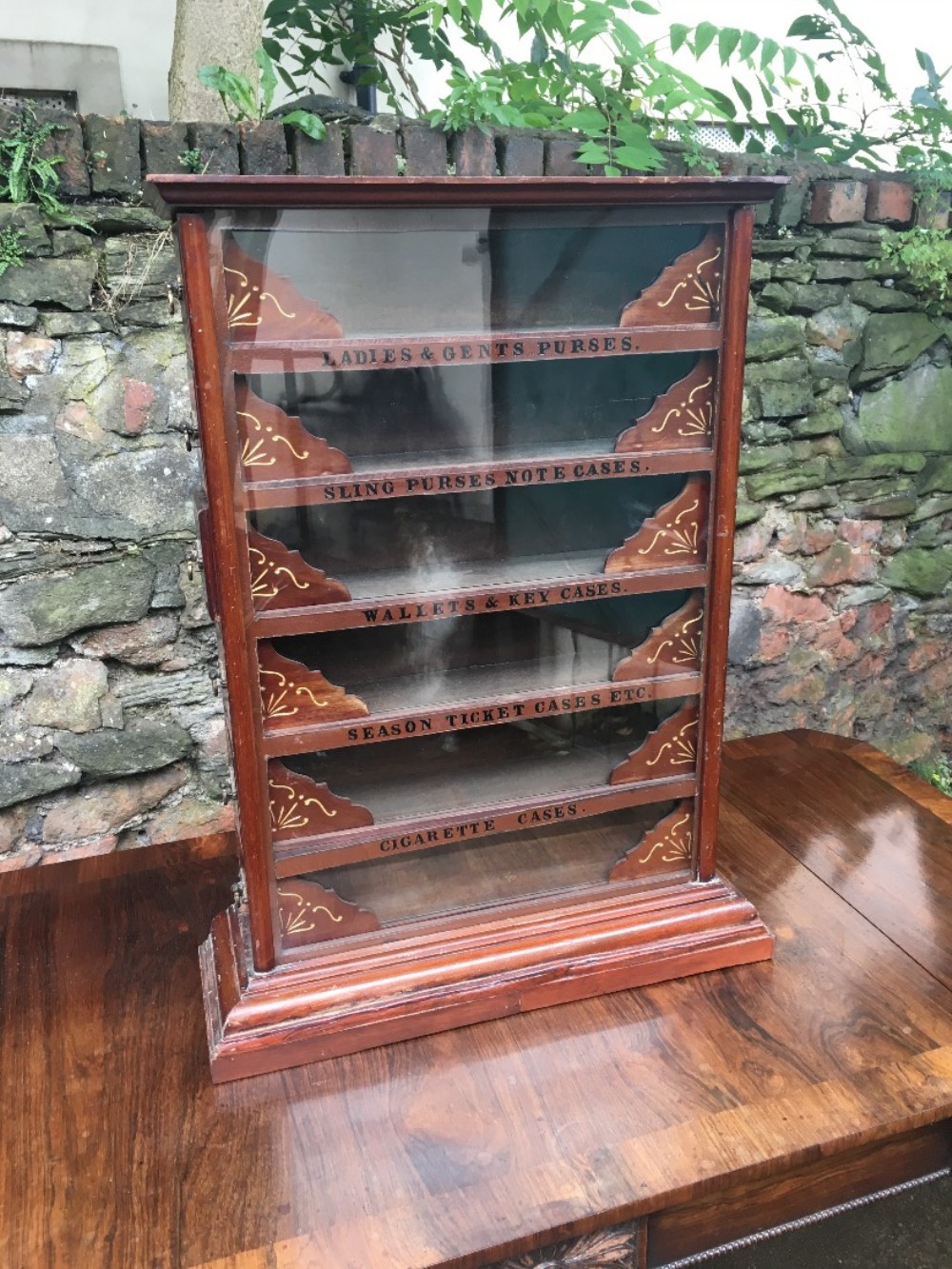 c19th advertising table top shop display