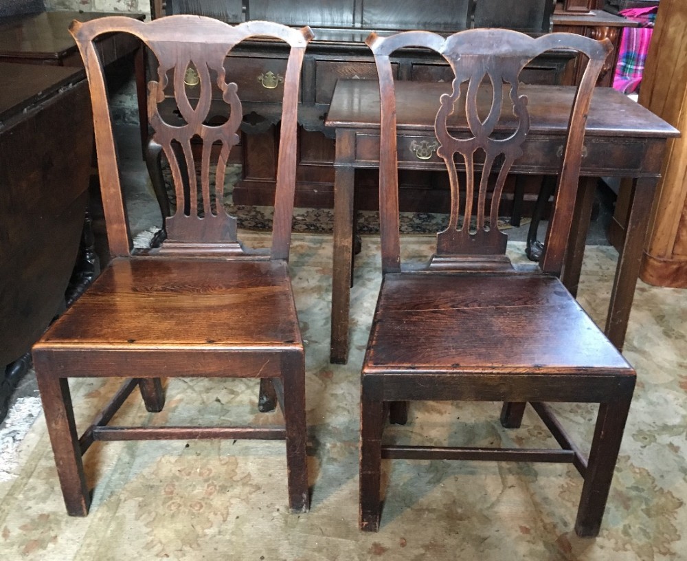 pair of elm country chairs
