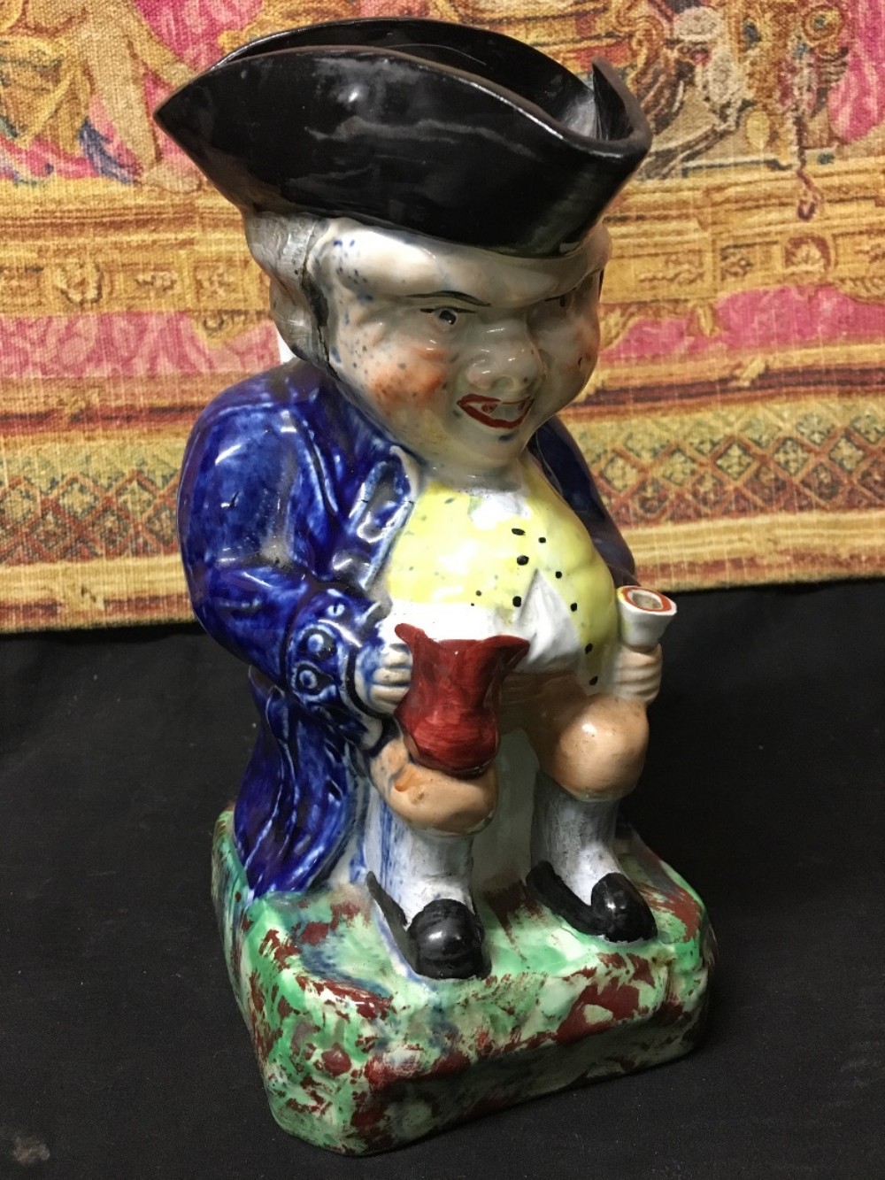 c19th toby jug with go to bed light