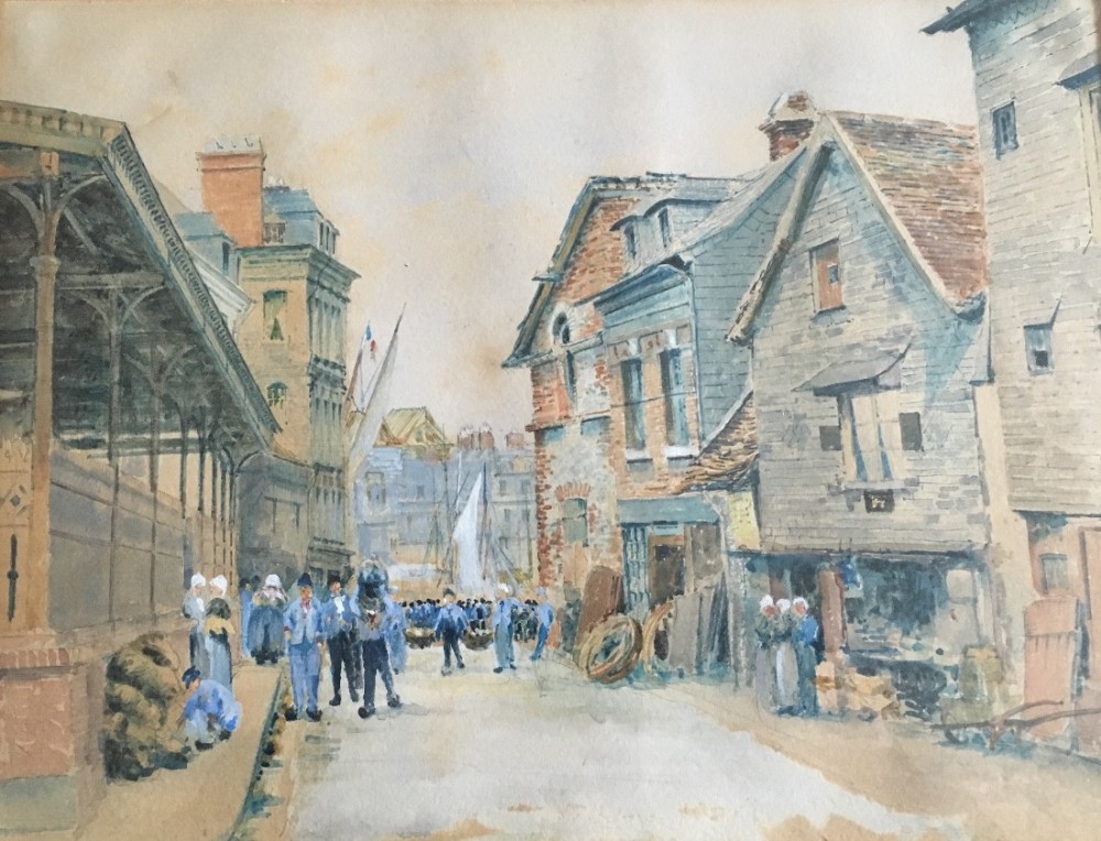 c19th watercolour by j c staples and dated 1881