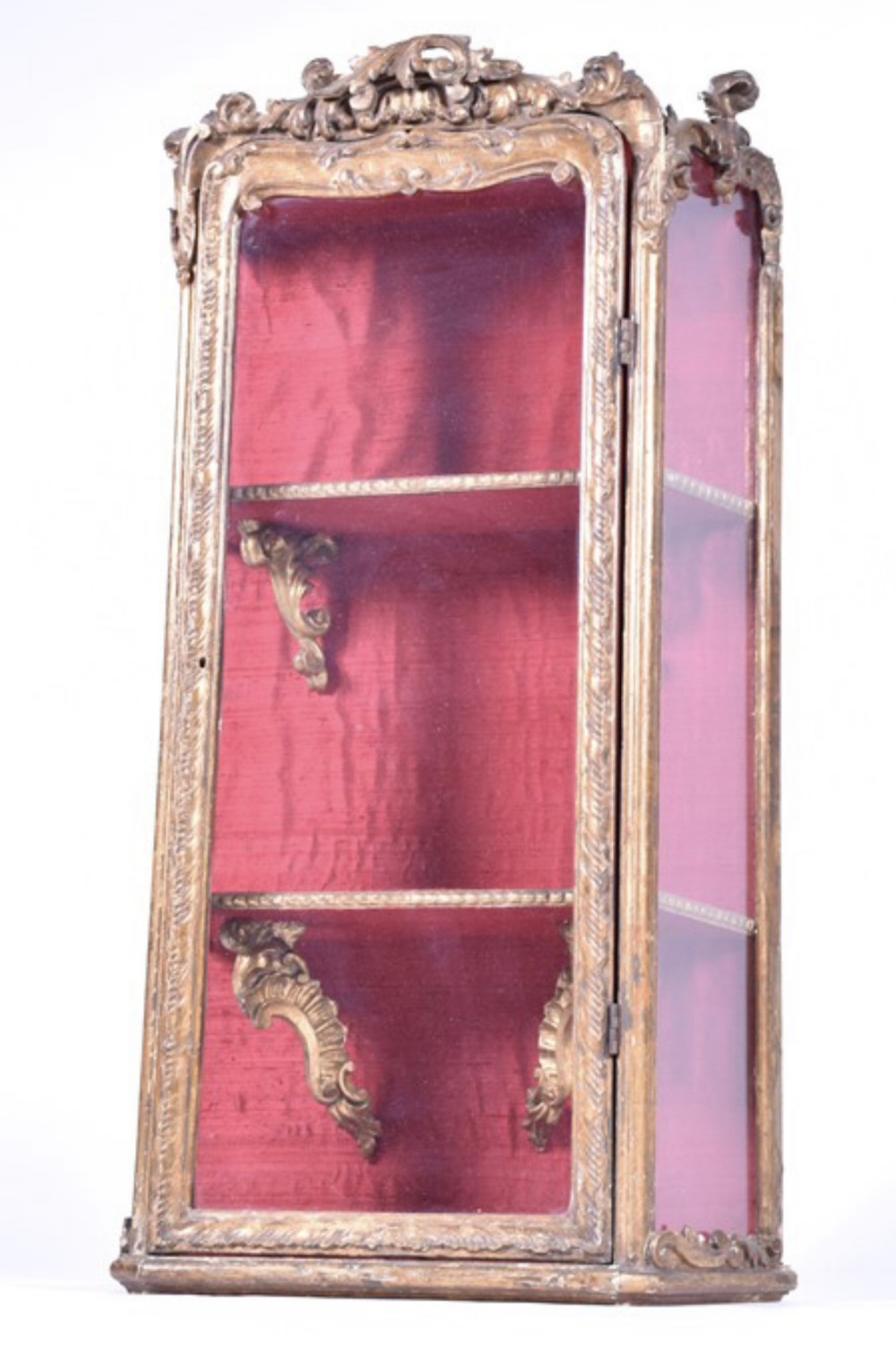 c18th italian glazed display cabinet