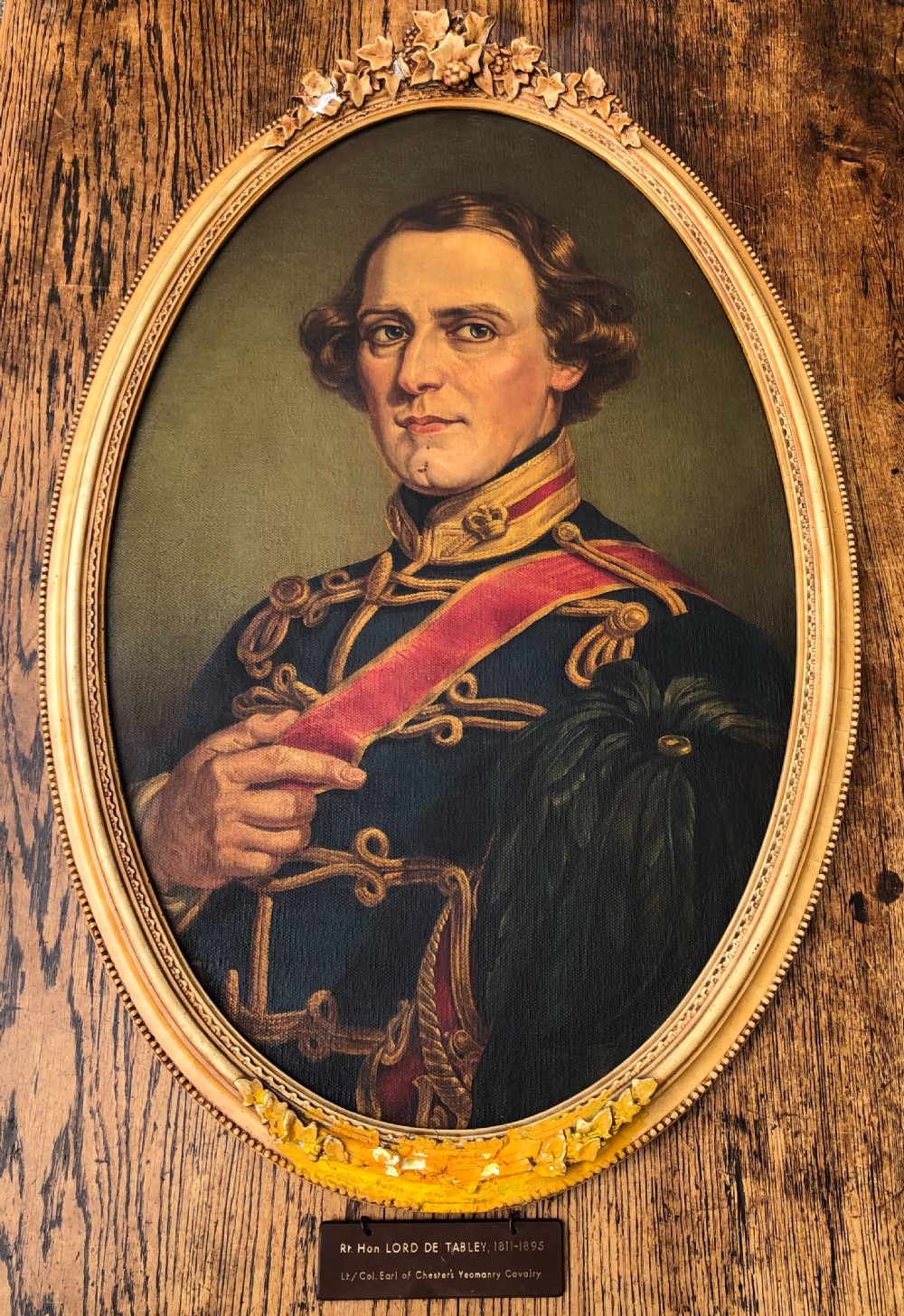 c19th oil painting of lord de tablety 18111895