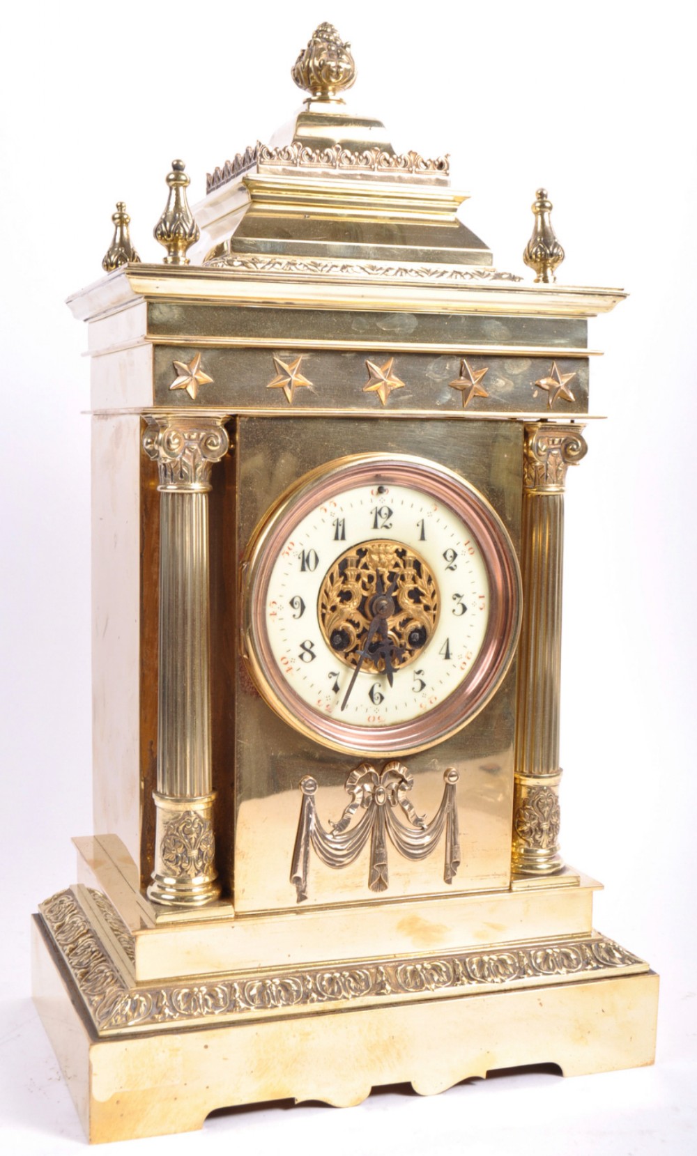 c19th french large bracket clock