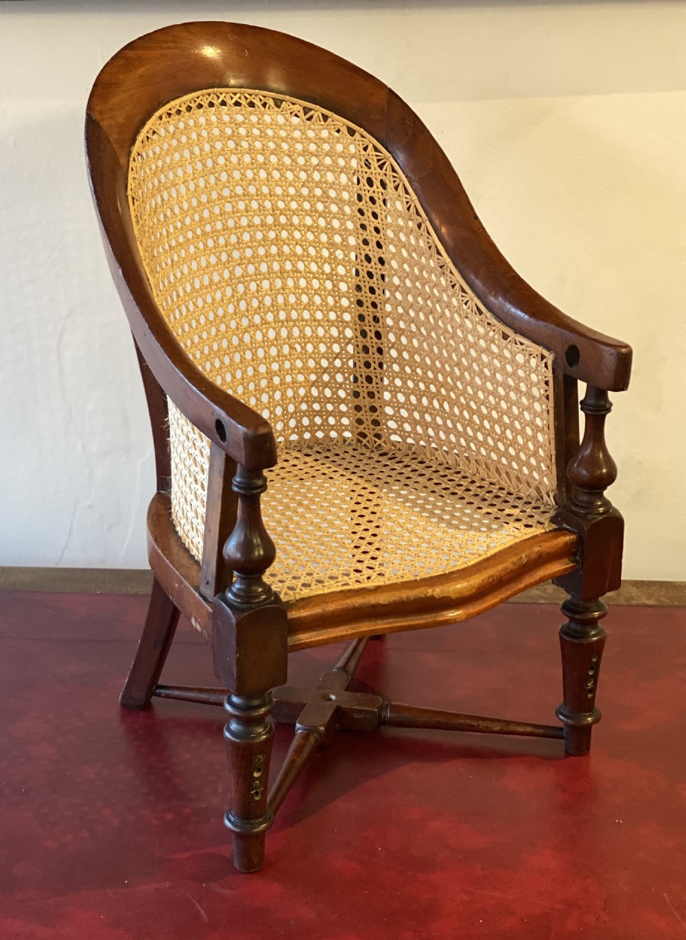 c19th bergere childs chair