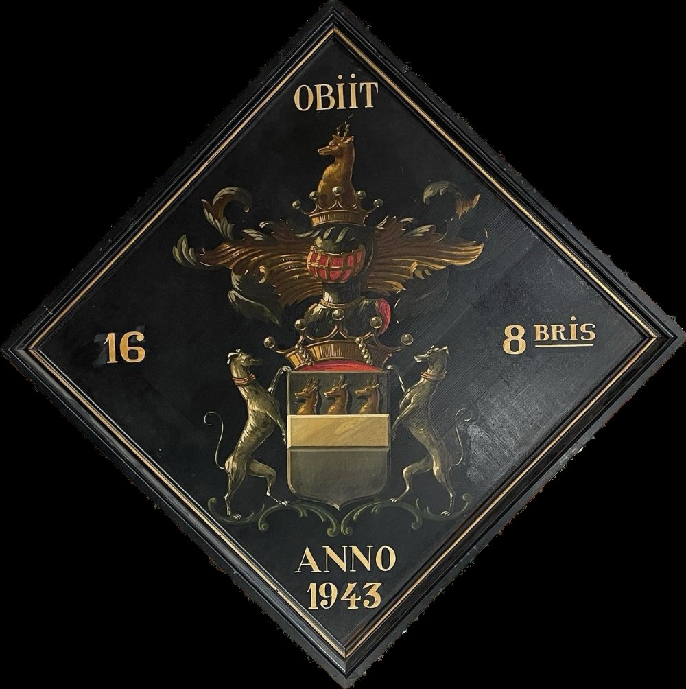 large wall mounted hatchment