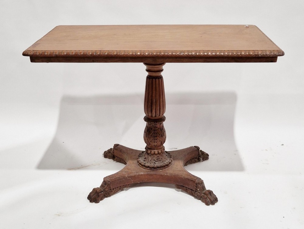 early c19th teak anglo indian side table